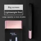 Plastic Power Bank - 2020 newest type c fast charge Shaking or touching LED light on 10000mAh power bank LWS-001